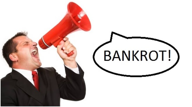 Osobný bankrot - vyhlásenie